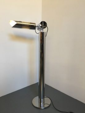 Italian Chrome floor lamp