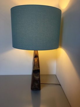 African Mahogany Lamp