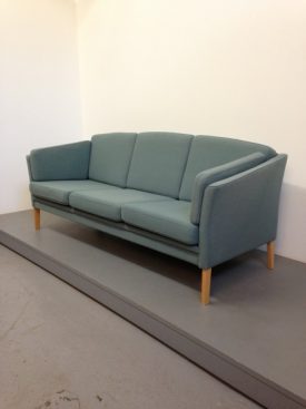 Blue wool sofa