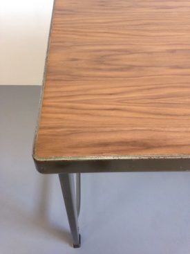 Steel and Walnut Desk