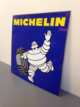 Enamel Michelin sign