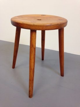 Danish solid oak stool