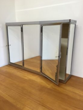 French mirrored cabinet