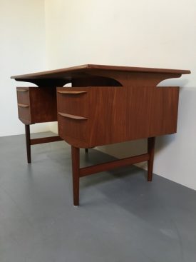 4 drawer Danish teak desk