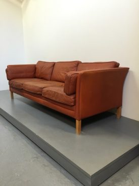 Møgens Hansen leather sofa