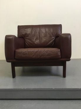 Danish leather arm chair