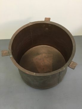 Large Copper Hearth Pot
