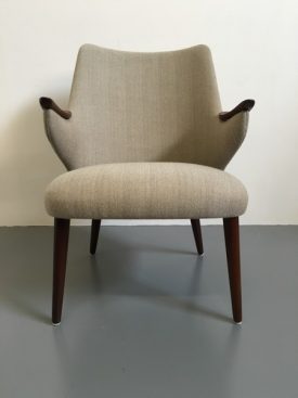 Danish high back armchair