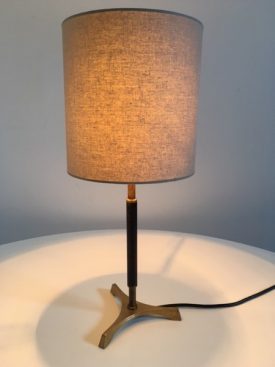 Danish brass table lamp