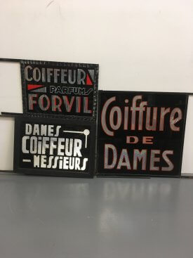 French Coiffeur sign