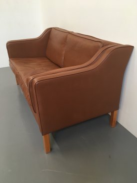 Danish Cognac 2 seat sofa