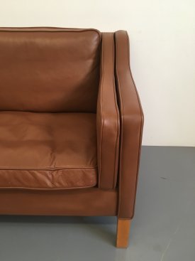 Danish Cognac 2 seat sofa