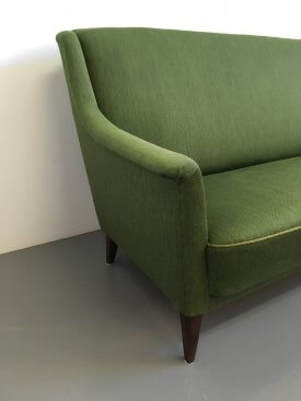 Danish green sofa