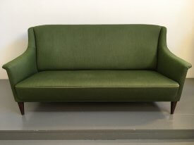 Danish green sofa