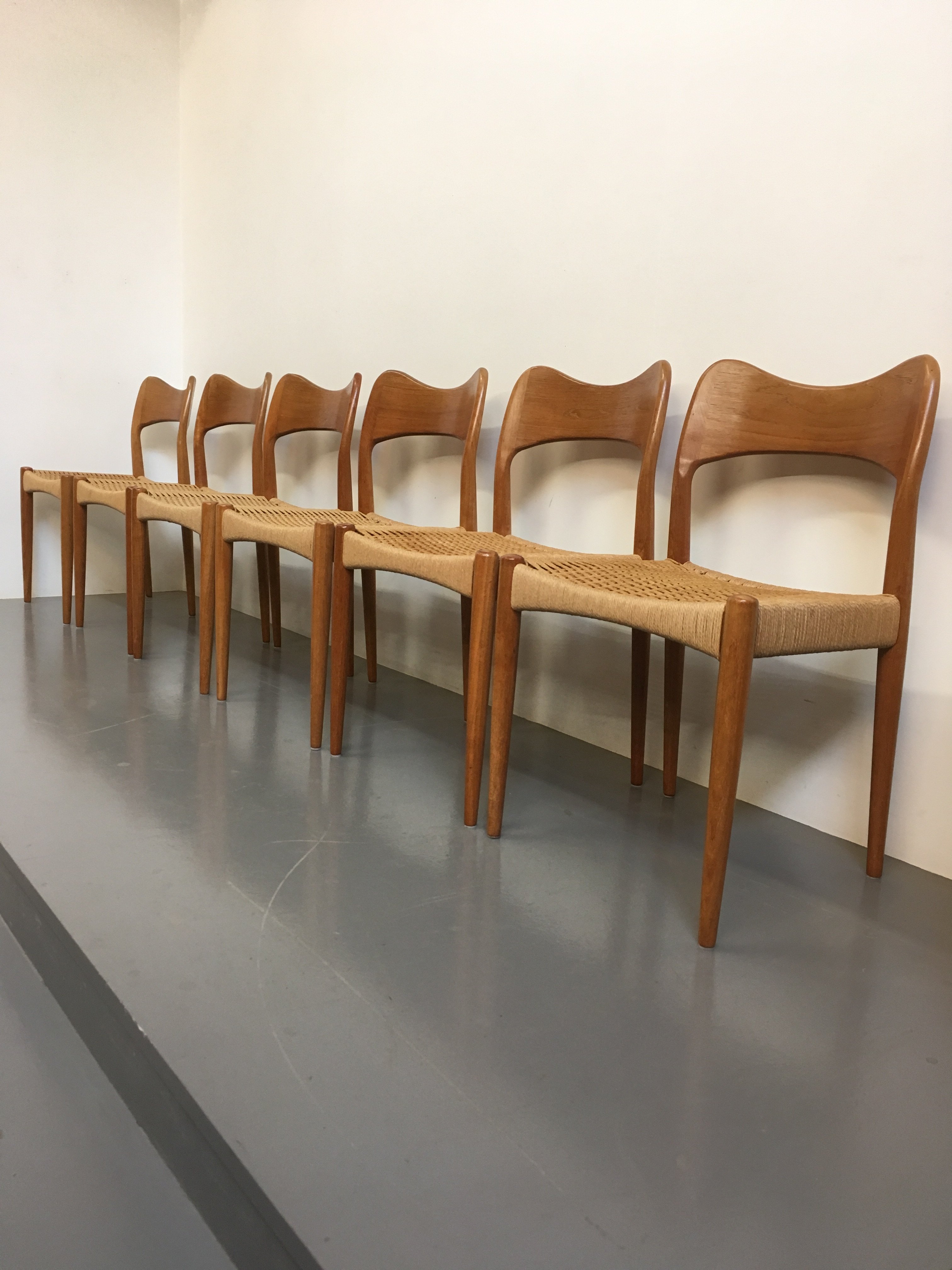 Mogens Kold Teak Dining Chairs