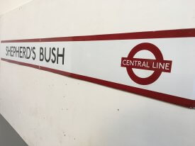 Sheperd’s Bush Tube Sign