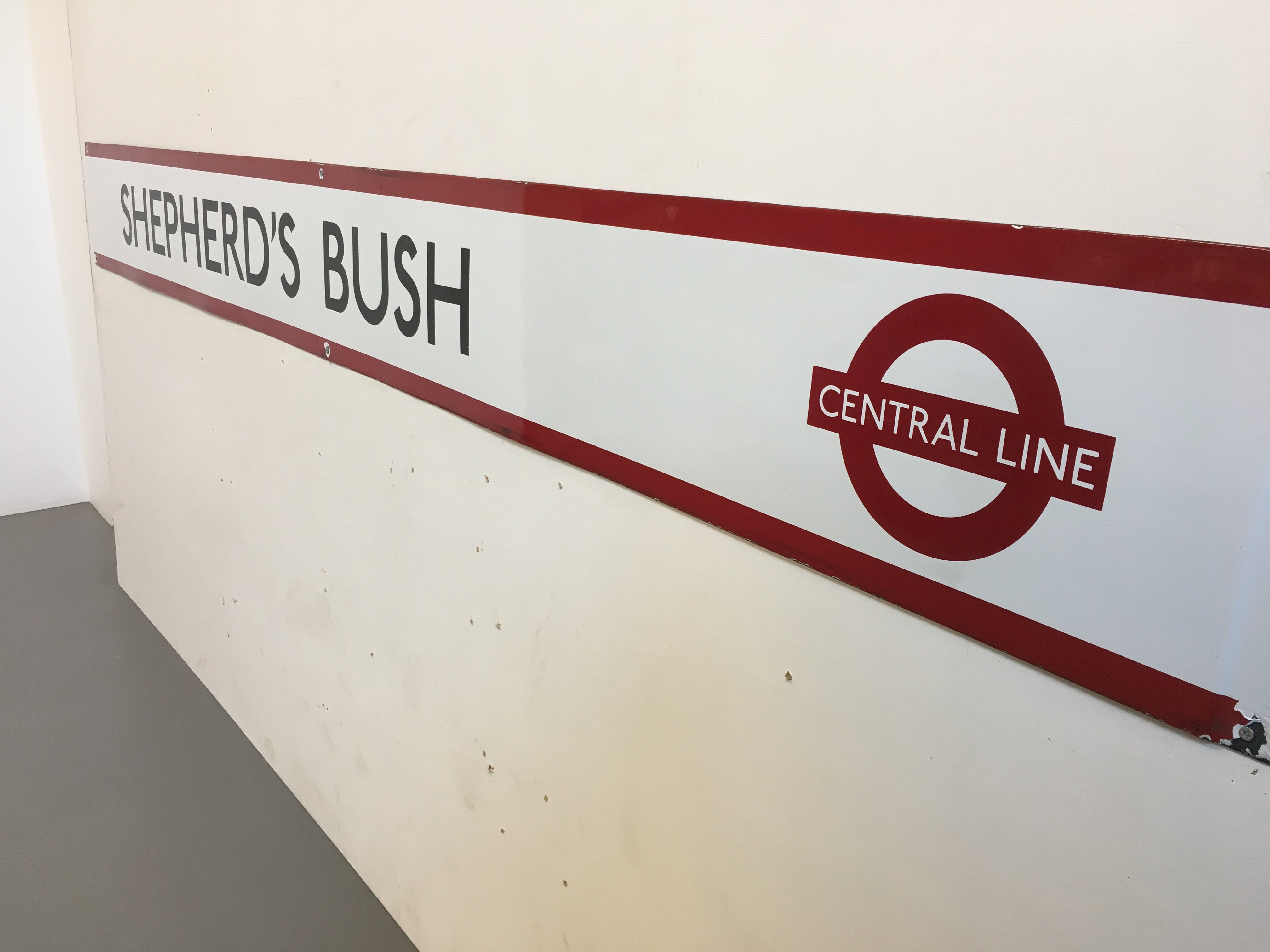 Sheperd’s Bush Tube Sign