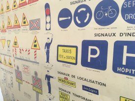 French Road Safety Wall Chart