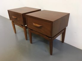 Afromosia Bedside Tables