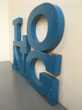Steel 3D letters