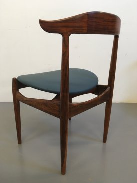 Knud Færch Rosewood Cow Horn Chair
