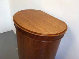 Oval Pedestal Cabinet