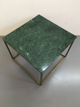 Marble and Brass Coffee Table