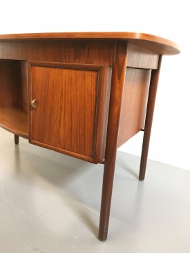 Teak Curve Desk