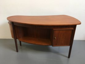 Teak Curve Desk