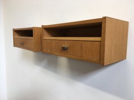 Pair of Oak Wall Drawers