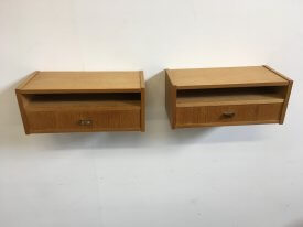 Pair of Oak Wall Drawers