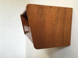 Teak Wall Pocket with Drawer