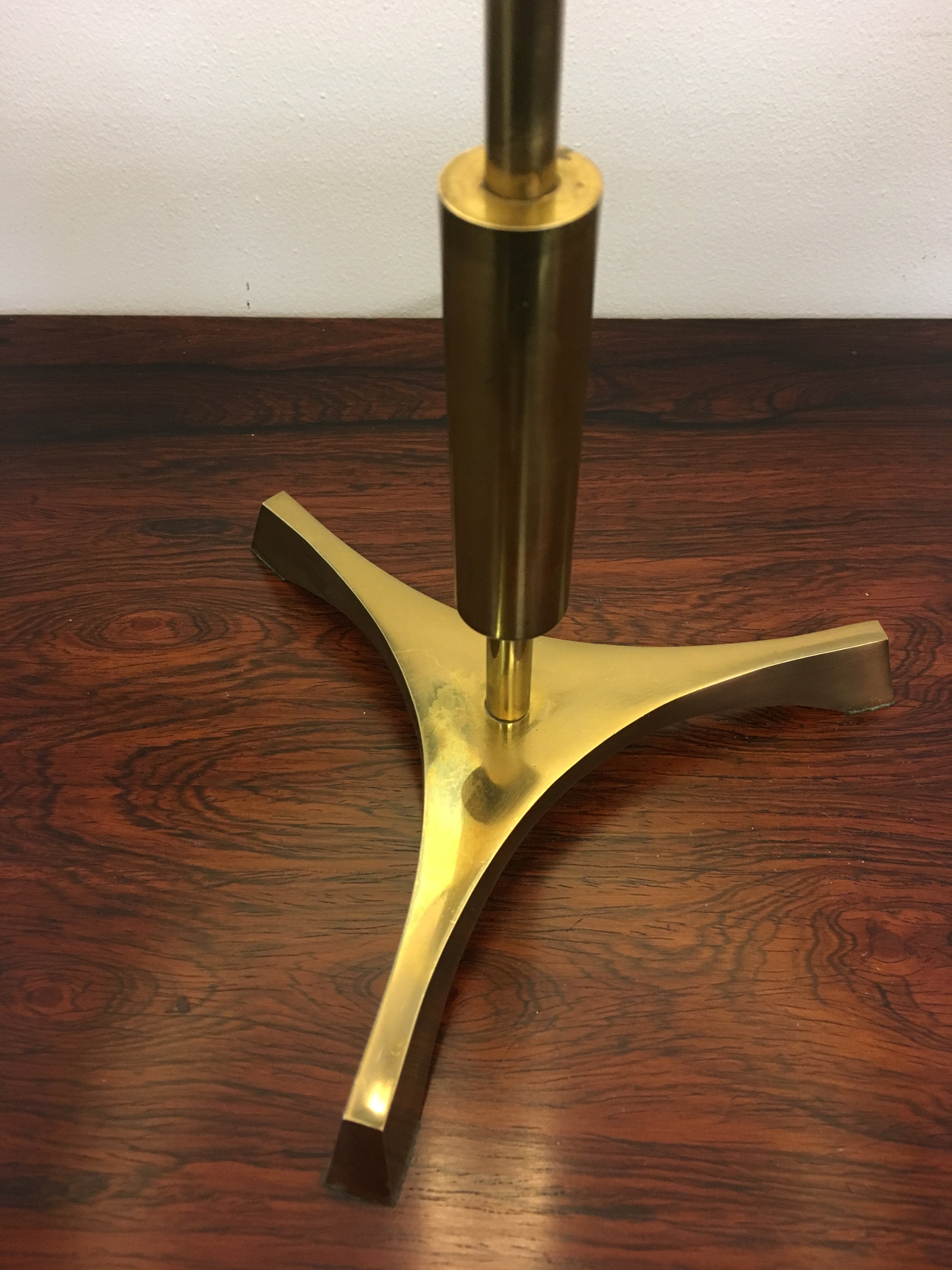 Brass Tripod Table Lamp