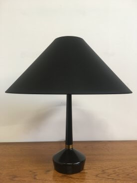 Black and Brass Table Lamp