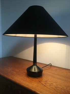 Black and Brass Table Lamp