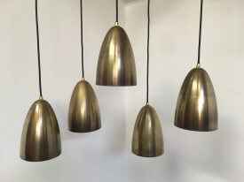 Brass Perforated Pendants