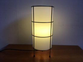 Opaline and Brass Table Lamp