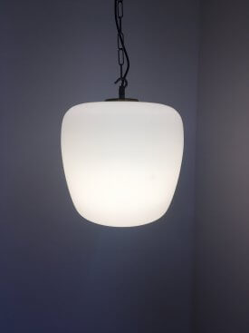 Large Tapered Opaline Pendant