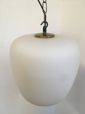 Large Tapered Opaline Pendant