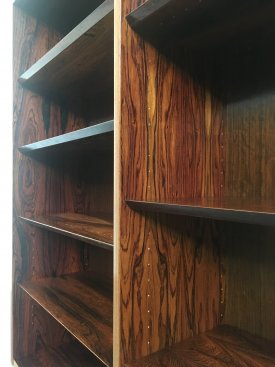 Large Danish Rosewood Bookcase