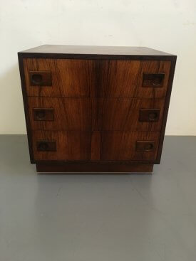 Rosewood 3 Drawer Chest