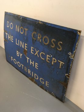 Scottish Rail Enamel Sign