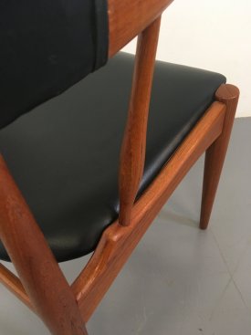 Johannes Andersen Teak Elbow Rest Chair