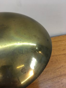 Walnut & Brass Table Lamp