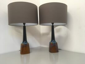 Pair of Einar Johansen Table Lamps