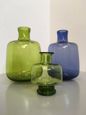 Holmegaard Flask Vases