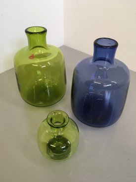 Holmegaard Flask Vases