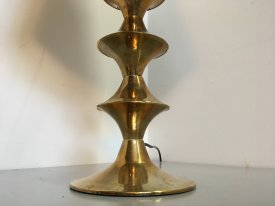 Large French Brass Table Lamp
