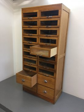 Oak Haberdasher’s Cabinet