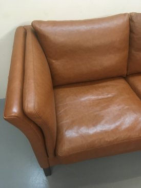 Skalma Leather Sofa